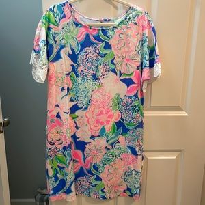 Lilly Pulitzer Helina Dress in Peony for your thoughts NWT
